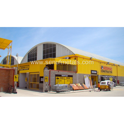 large span steel structure warehouse